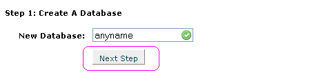 Setup your blog/website in minutes: Install WordPress database name Setup your blog/website in minutes: Install WordPress
