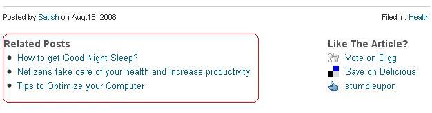 About Related Articles plugin Related articles section technotip About Related Articles plugin
