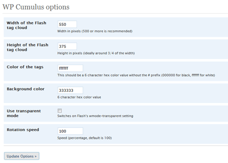 Plugin to show tags and edit comments wp cumulus widget options Plugin to show tags and edit comments