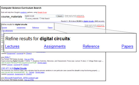 Add Refinements/Labels to your Custom Search Engine custom_search_sm