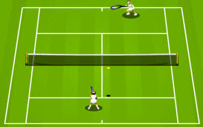 video tennis game