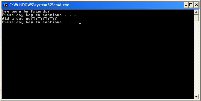 Use Notepad(.bat) to Shutdown your PC(Windows Only) dos prompt program Use Notepad(.bat) to Shutdown your PC(Windows Only)