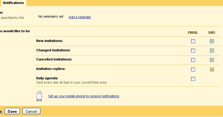 Google-Calendar-notifications
