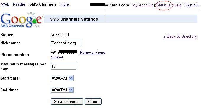 Google SMS Channels: Group messaging System google sms settings Google SMS Channels: Group messaging System
