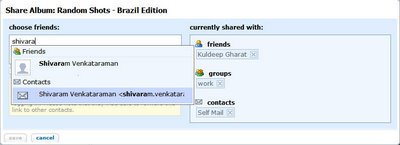 Orkut allows photo sharing with friends who do not have Orkut a/c screenshot contact picker Orkut allows photo sharing with friends who do not have Orkut a/c
