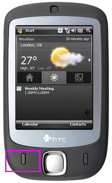 htc touch 3452 3450 Blue Screen of Death    On HTC touch 3452
