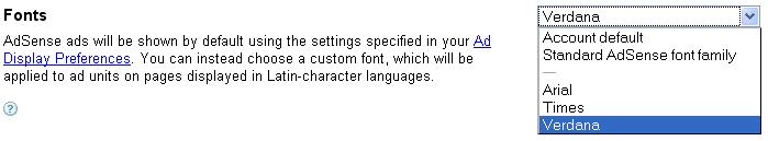 font face adsense Change the font face of the text in adsense ad units