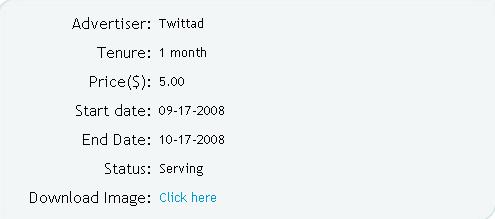 Twittad-advertisement-details
