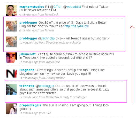 Simple tweak, to maximize the chances of getting Re Tweet darren-workbook-offer-rephrased-twitter