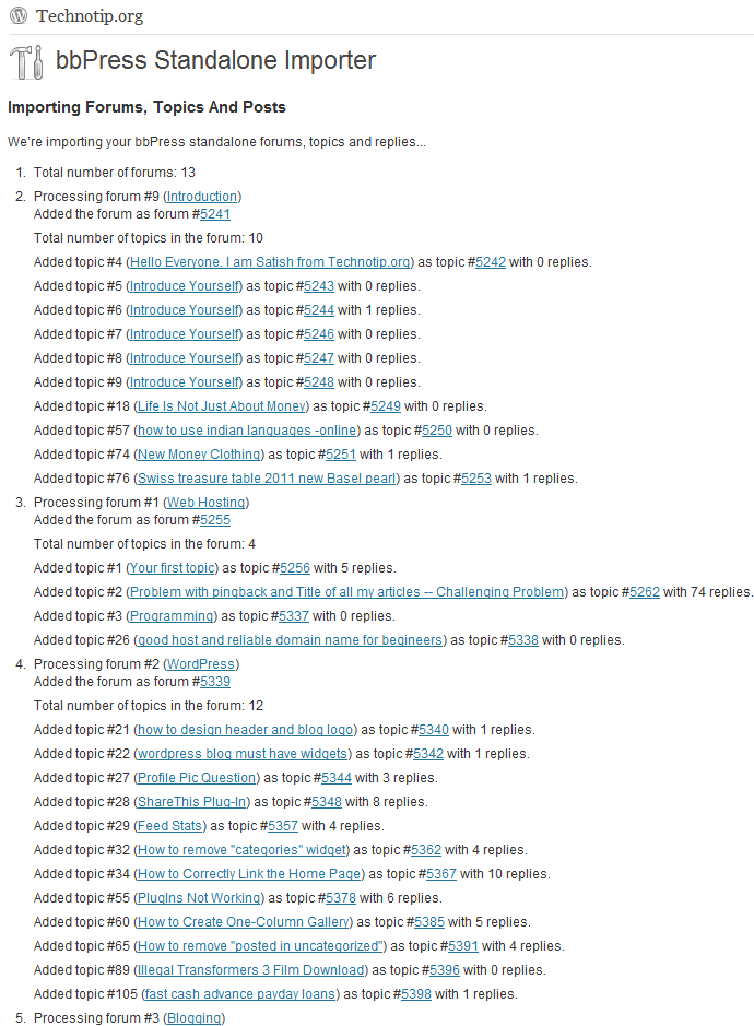 bbpress importing How To Migrate From Stand alone bbPress to bbPress plugin